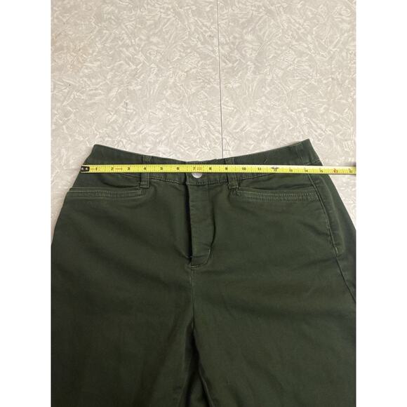 Christopher And Banks Pants Women’s Size 6 Short Signature Slimming Olive Green - Picture 10 of 13